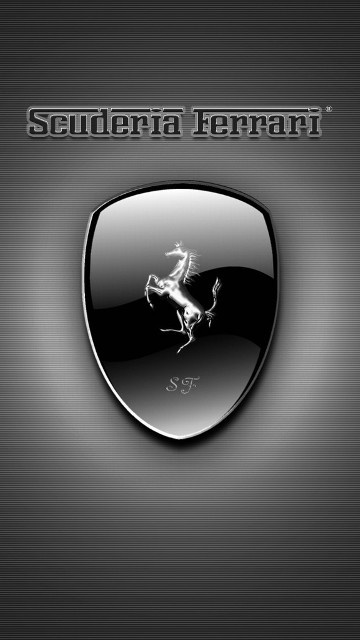 Стильная картинка для смартфонов с логотипом итальянской конюшни